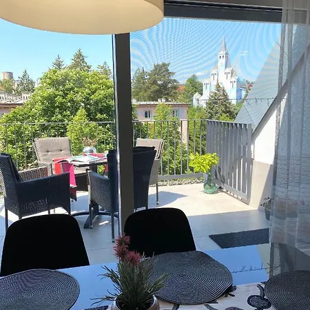 Lejlighed Atrium Mit Panoramaterrasse Und Tiefgarage Hévíz